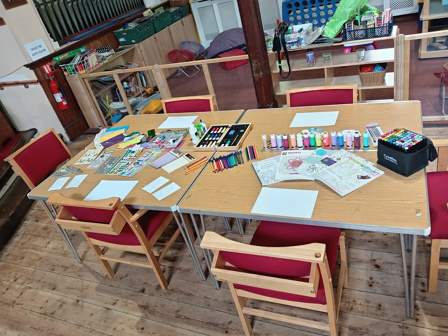 Arts And Craft table of materials