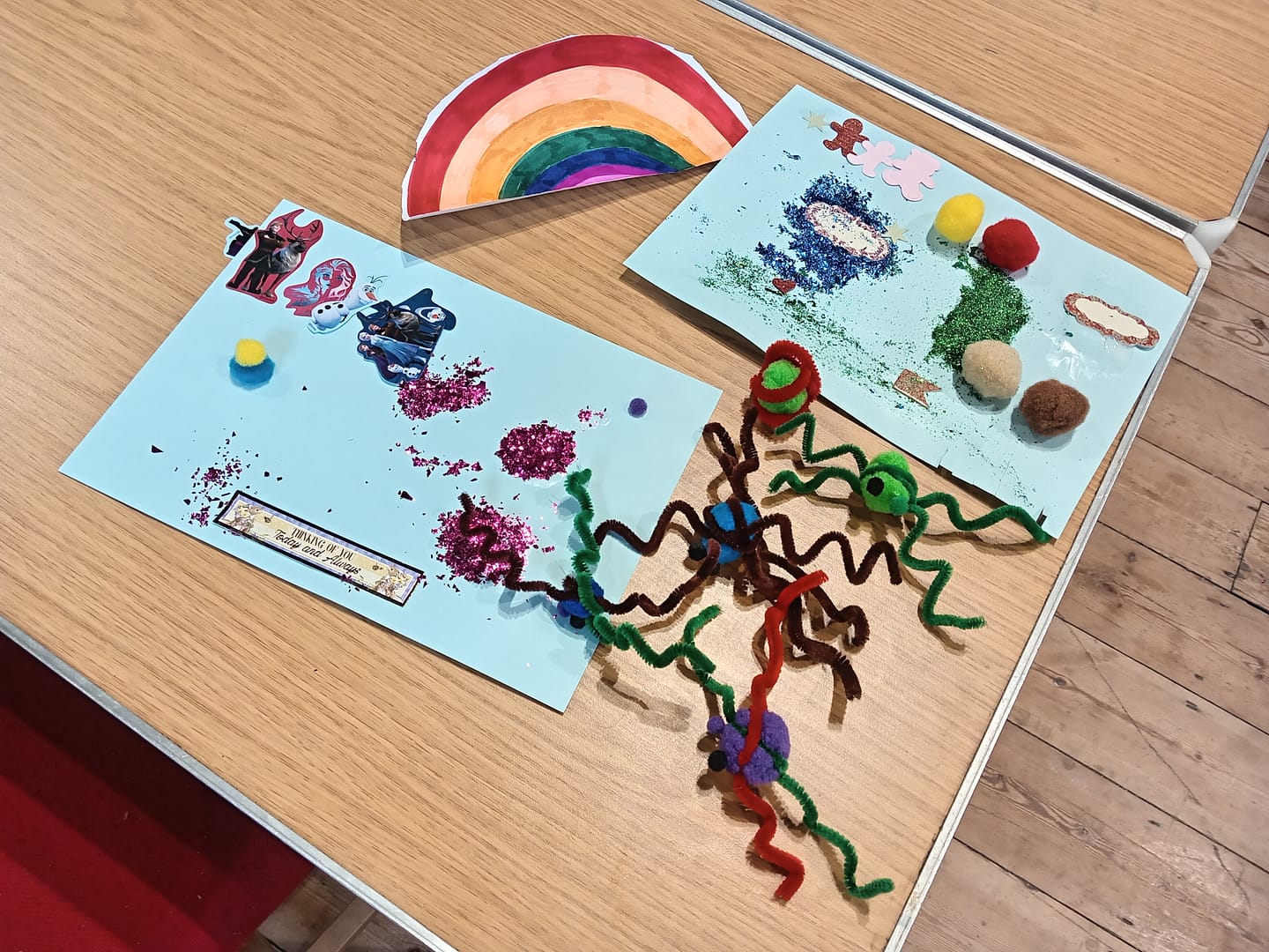 Example of arts and craft creativity